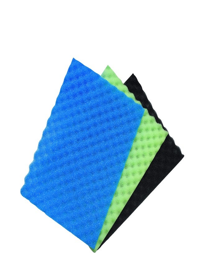 AFACYGN Aquarium Filter Media Bio Sponge Pad 16 x 12 x 1 inch, Fish Pond Foam Filter 20/30/40 ppi Set 3 - Image 1